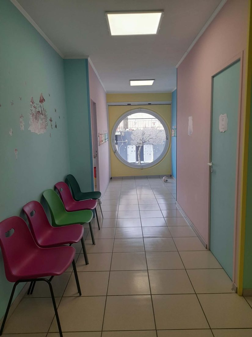 Πολύχρωμος διάδρομος του κέντρου